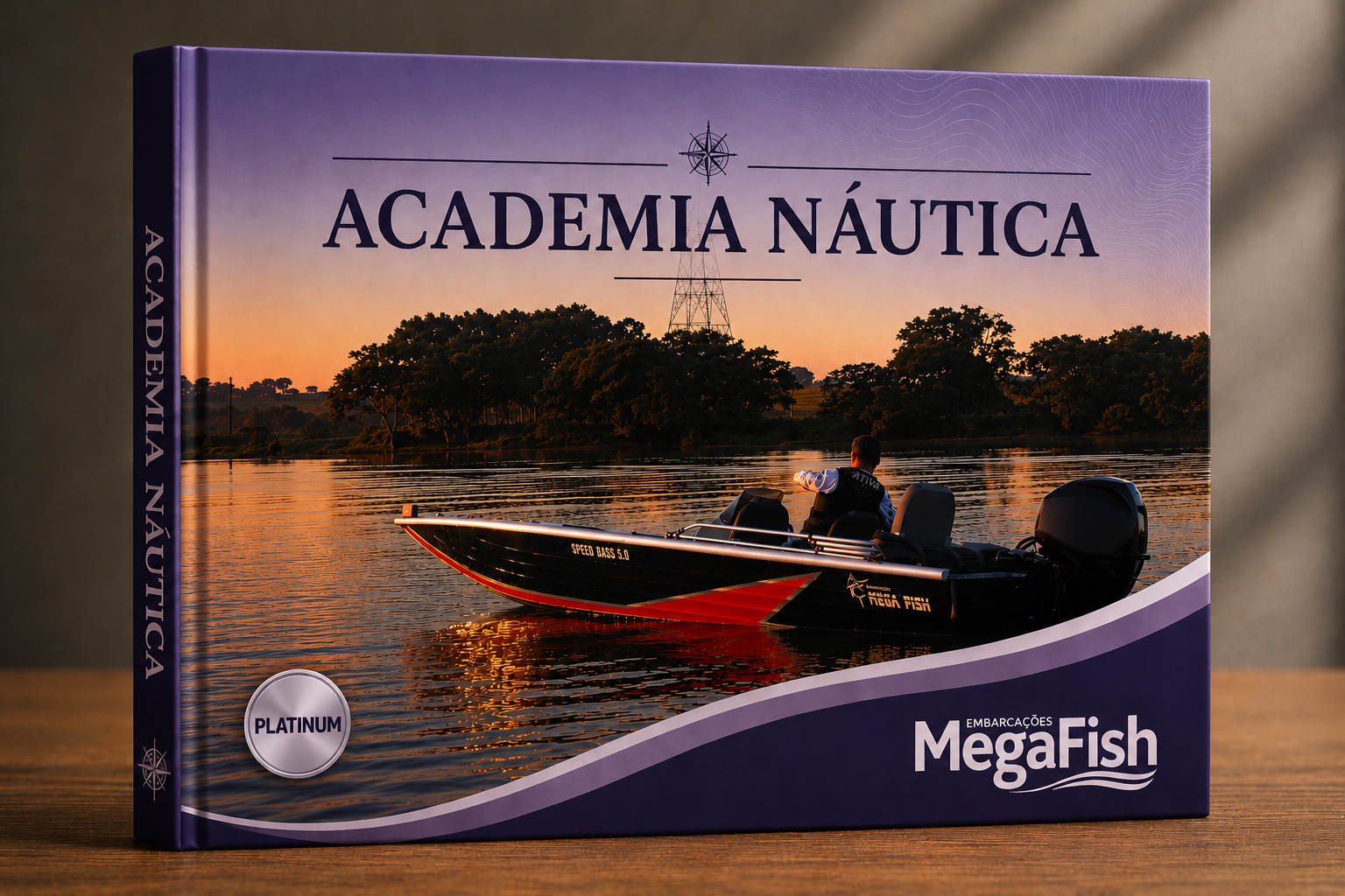 Academia Nautica Platinum Roxa